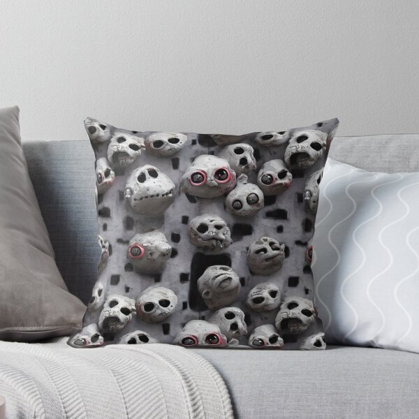 Item preview,  Adorable Halloween Monster Heads - Seamless Pattern designed and sold by Chubuter.
