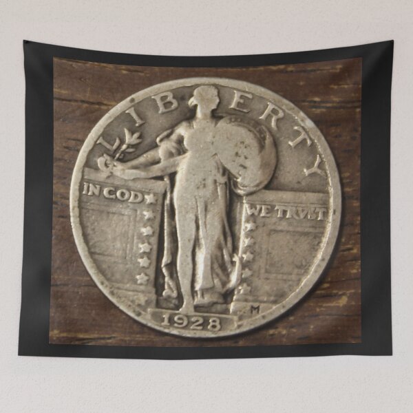 Item preview, 1928 Standing Liberty Quarter designed and sold by coinsxcrochet.
