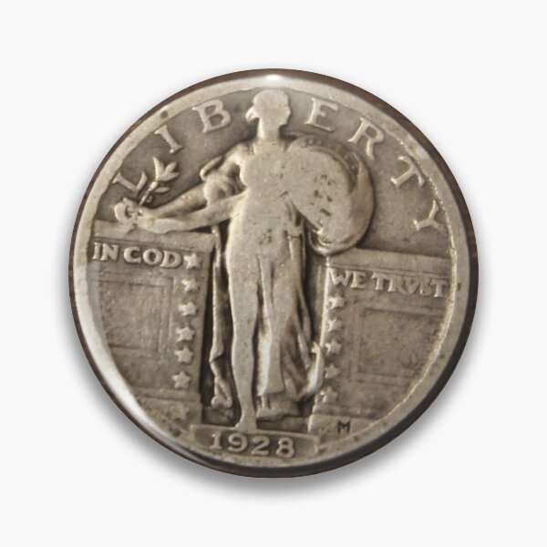 Item preview, 1928 Standing Liberty Quarter designed and sold by coinsxcrochet.