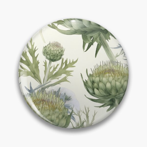 Item preview, Green botanical seamless pattern  designed and sold by PolarInk.