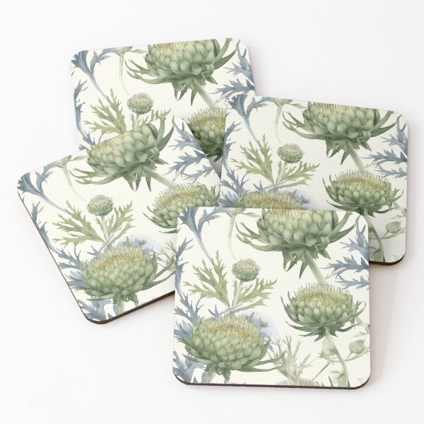 Item preview, Green botanical seamless pattern  designed and sold by PolarInk.