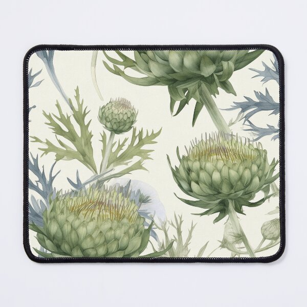 Item preview, Green botanical seamless pattern  designed and sold by PolarInk.