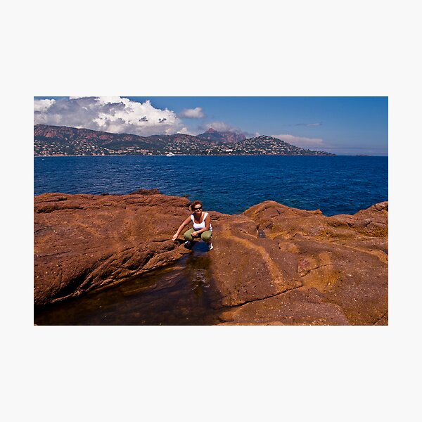 Item preview, agay- Côte d'Azur-France-My husband works designed and sold by GOSIA GRZYBEK.