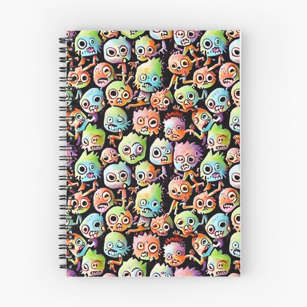 Item preview, Tiny Colorful Halloween Monsters - Seamless Pattern designed and sold by Chubuter.