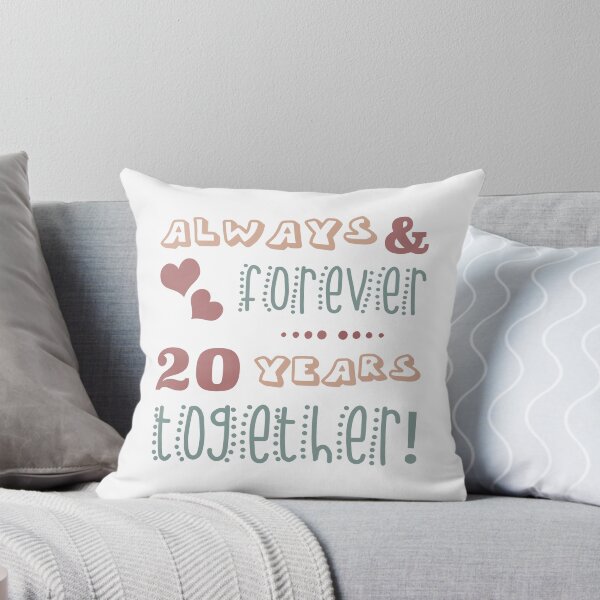 Item preview, Cute 20th Wedding Anniversary designed and sold by thepixelgarden.
