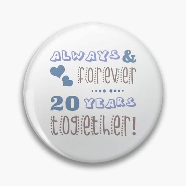 Item preview, Cute 20th Wedding Anniversary designed and sold by thepixelgarden.