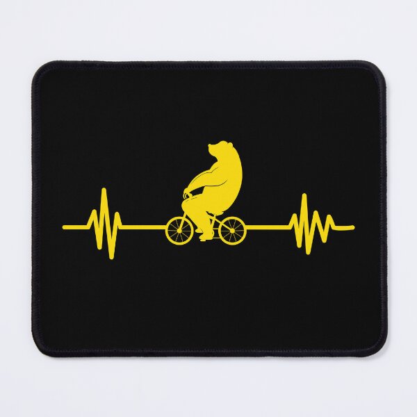 Item preview, Cute Heartbeat Bear Cycling Design designed and sold by Luckydesign1975.