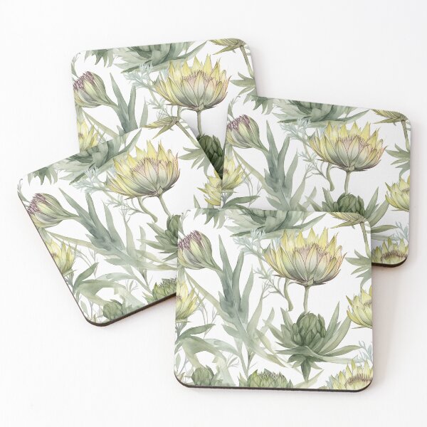 Item preview, Botanical green pattern designed and sold by PolarInk.