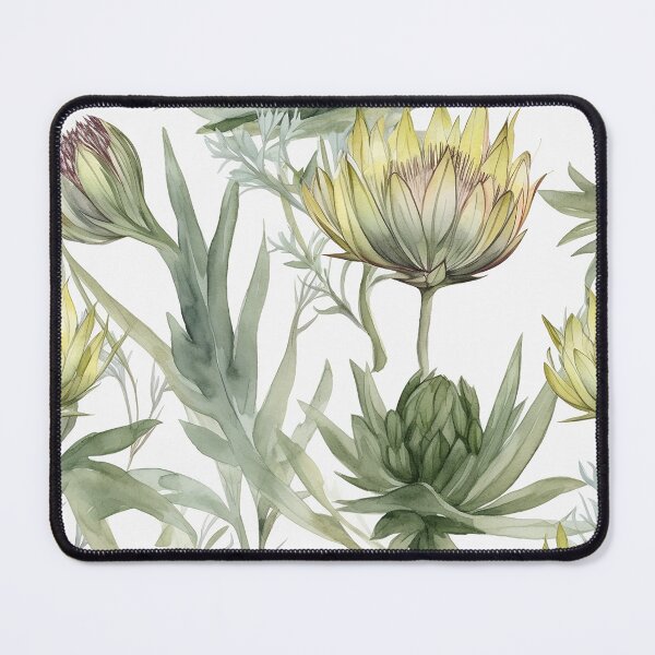 Item preview, Botanical green pattern designed and sold by PolarInk.