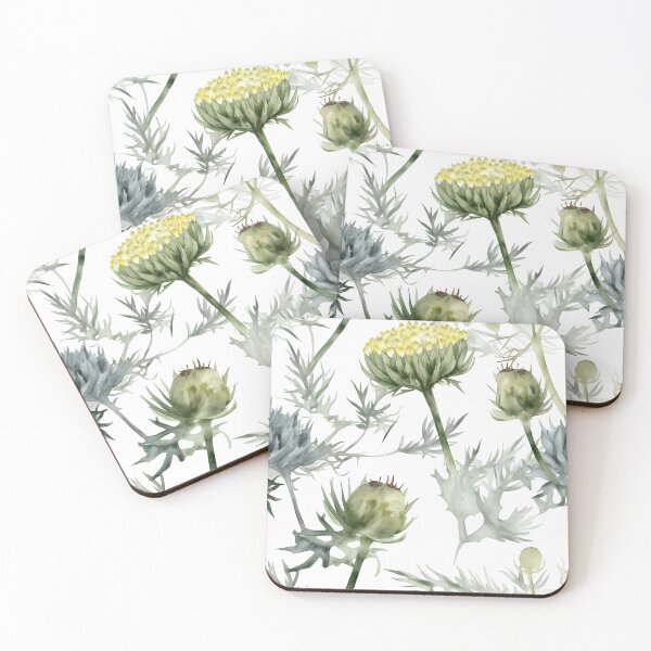 Item preview, Botanical green pattern designed and sold by PolarInk.