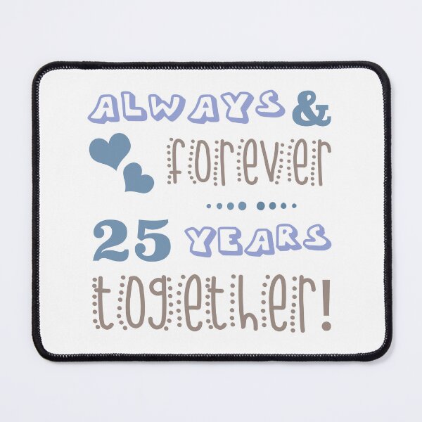 Item preview, Cute 25th Wedding Anniversary designed and sold by thepixelgarden.