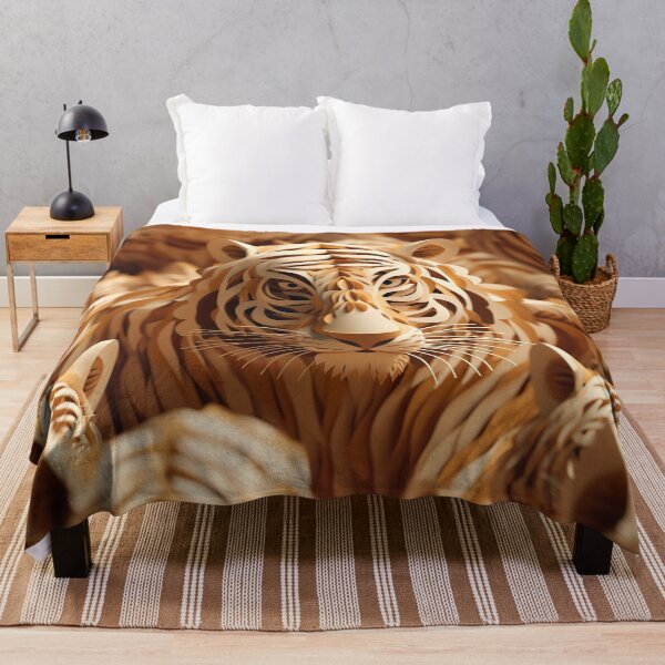 Item preview, Paper Tigers Pattern designed and sold by oneeko.