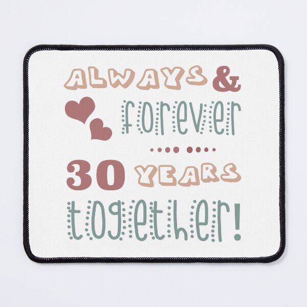 Item preview, Cute 30th Wedding Anniversary designed and sold by thepixelgarden.