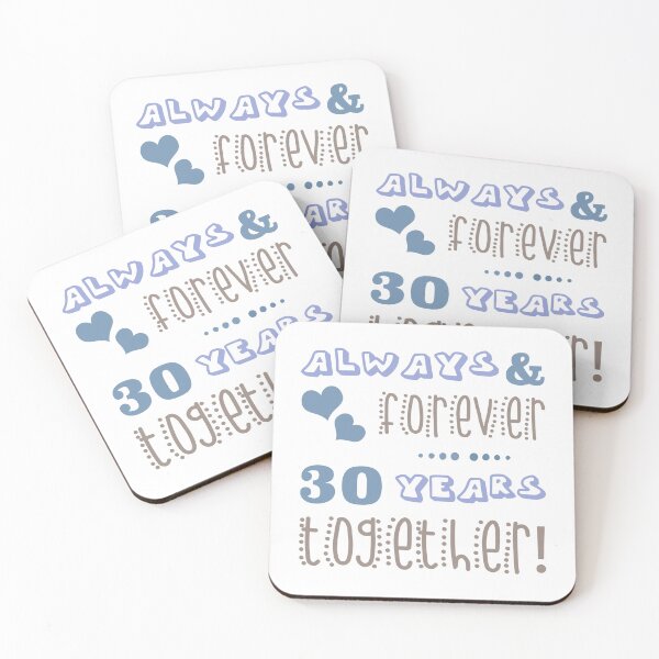 Item preview, Cute 30th Wedding Anniversary designed and sold by thepixelgarden.