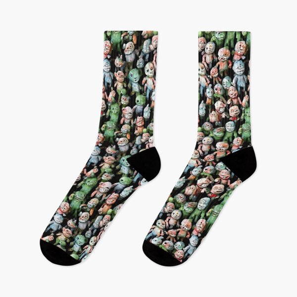 Item preview, Tiny Colorful Halloween Monsters in 3d - Seamless Pattern designed and sold by Chubuter.