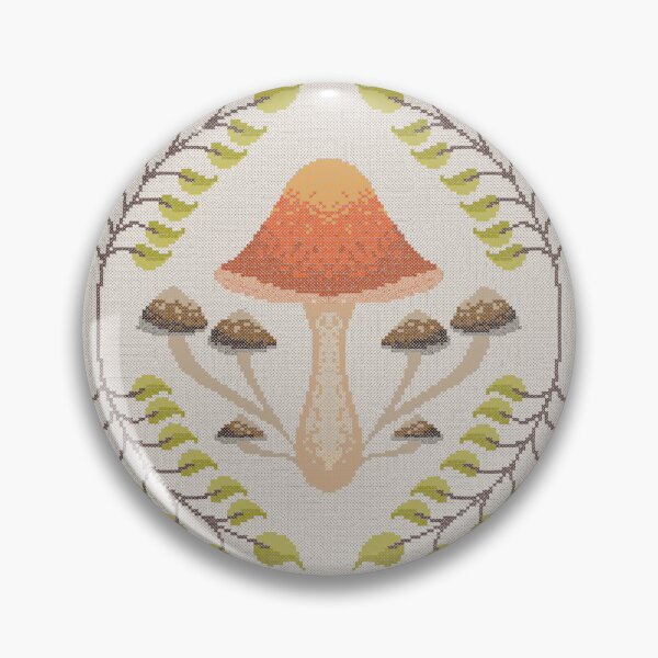 Item preview, Mushroom cross Stick  designed and sold by Falon Caruthers.