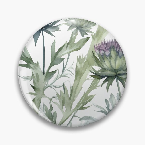 Item preview, Botanical green flower pattern seamless designed and sold by PolarInk.
