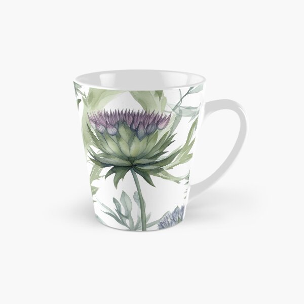 Item preview, Botanical green flower pattern seamless designed and sold by PolarInk.