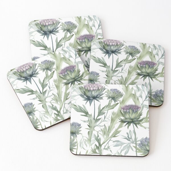 Item preview, Botanical green flower pattern seamless designed and sold by PolarInk.