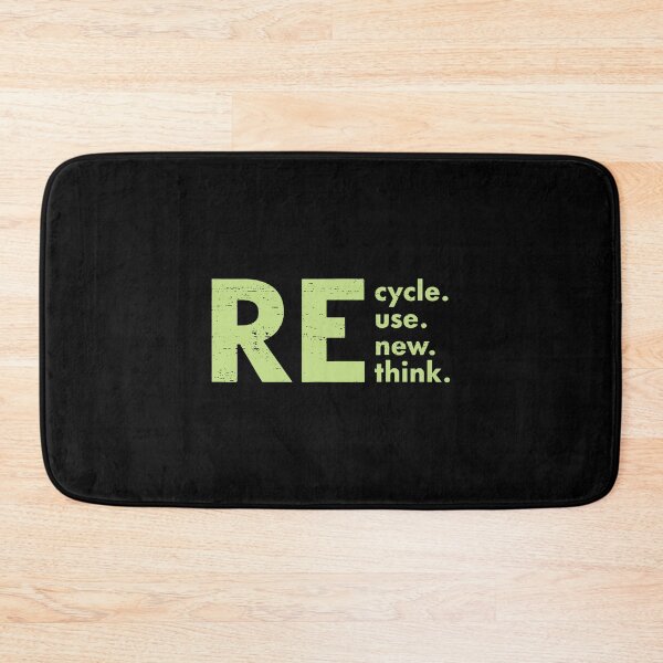 Item preview, Recycle reuse renew rethink crisis environmental activism designed and sold by Janewarka  ⭐⭐⭐⭐⭐.