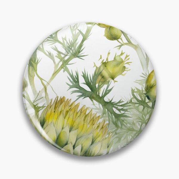 Item preview, Botanical green pattern designed and sold by PolarInk.