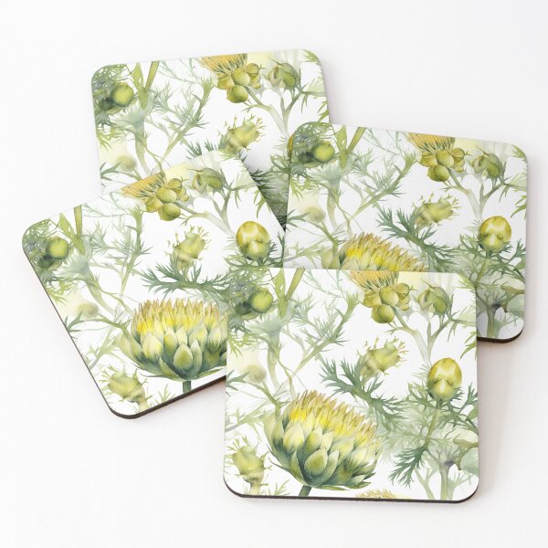 Item preview, Botanical green pattern designed and sold by PolarInk.