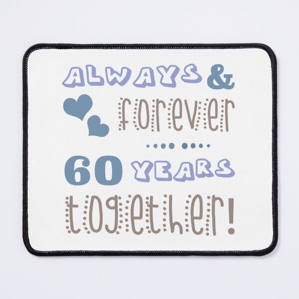 Item preview, Cute 60th Wedding Anniversary designed and sold by thepixelgarden.
