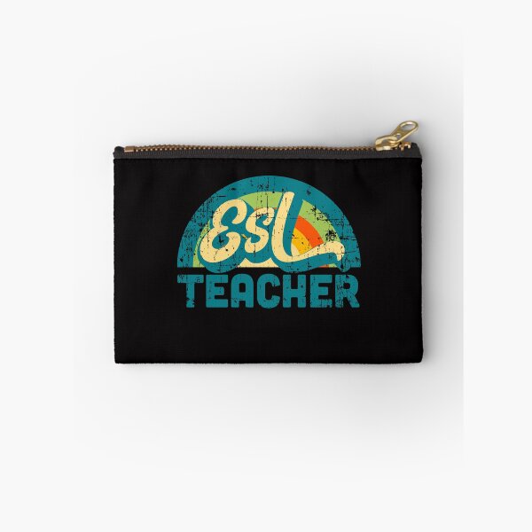 Item preview, ESL Teacher Souvenir Retro Vintage Distressed Style designed and sold by Rustic Valley Studio.
