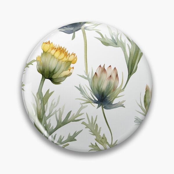 Item preview, Botanical green pattern designed and sold by PolarInk.