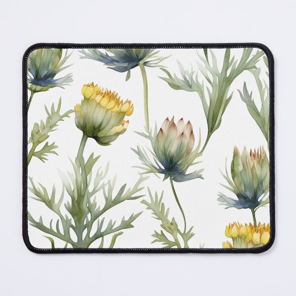 Item preview, Botanical green pattern designed and sold by PolarInk.