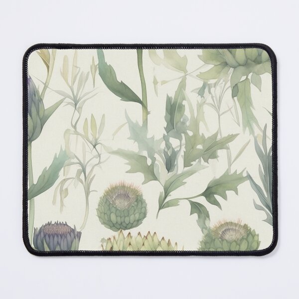 Item preview, Botanical green pattern flower designed and sold by PolarInk.