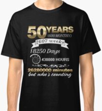 Wedding Anniversary Married 50 Year Couple 50th T-shirt Classic T-Shirt