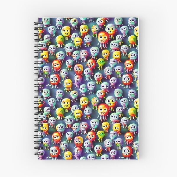 Item preview, The Cutest Halloween Monsters Ever - Seamless Pattern designed and sold by Chubuter.