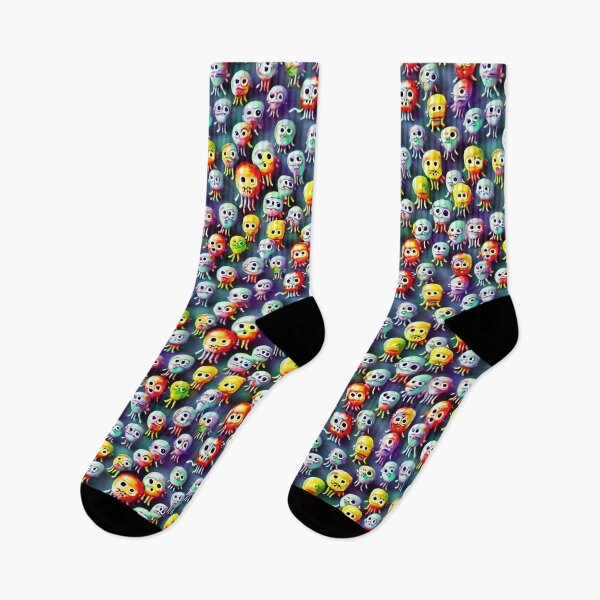 Item preview, The Cutest Halloween Monsters Ever - Seamless Pattern designed and sold by Chubuter.