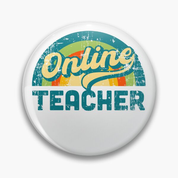 Item preview, Online Virtual Teacher Gift Vintage Retro Distressed designed and sold by Rustic Valley Studio.