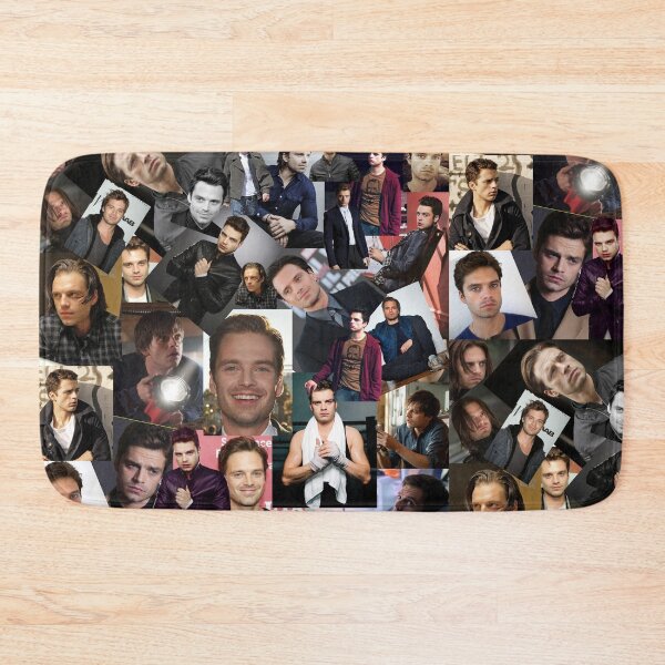 Item preview, Sebastian Stan Assorted Collage designed and sold by CollageHeaven.