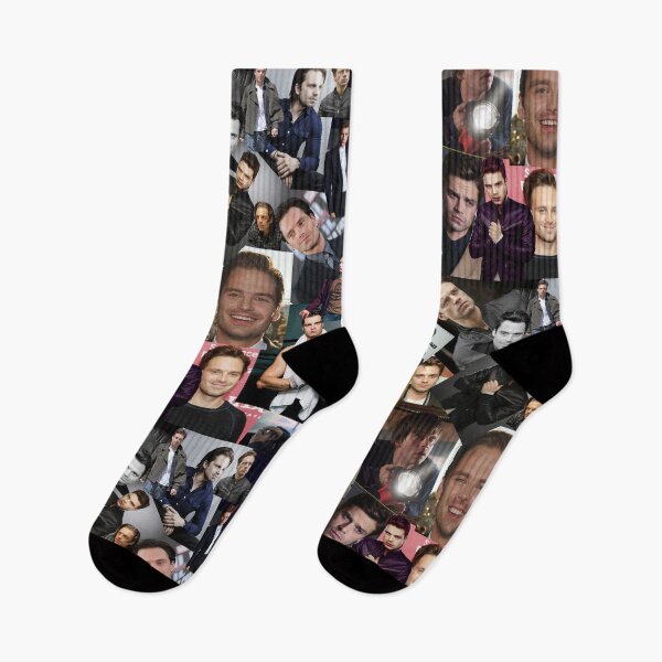 Item preview, Sebastian Stan Assorted Collage designed and sold by CollageHeaven.