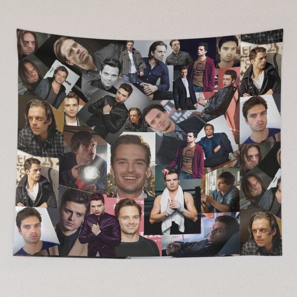 Artikelvorschau, Sebastian Stan Sortierte Collage entworfen und verkauft von CollageHeaven.