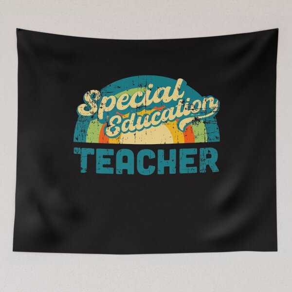 Item preview, Special Education Teacher Vintage Retro Groovy Style designed and sold by Rustic Valley Studio.