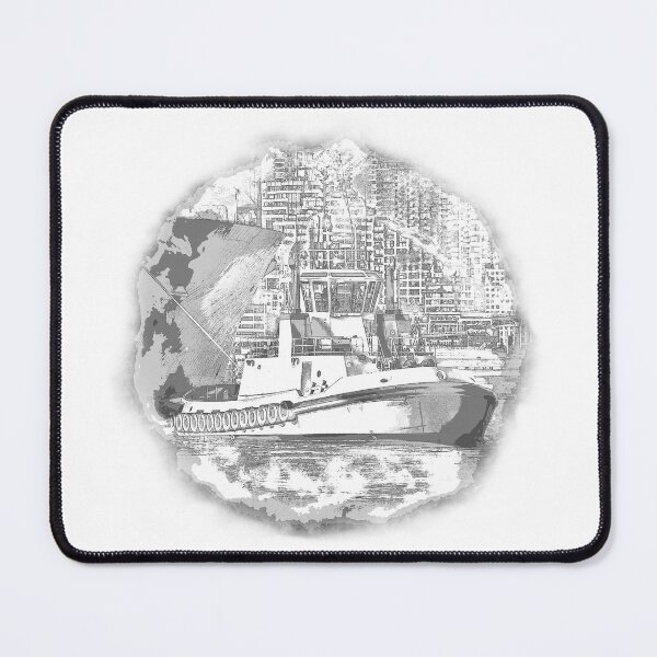 Item preview, Tug working in Seattle Harder Sketch Design designed and sold by Jason Mosley.