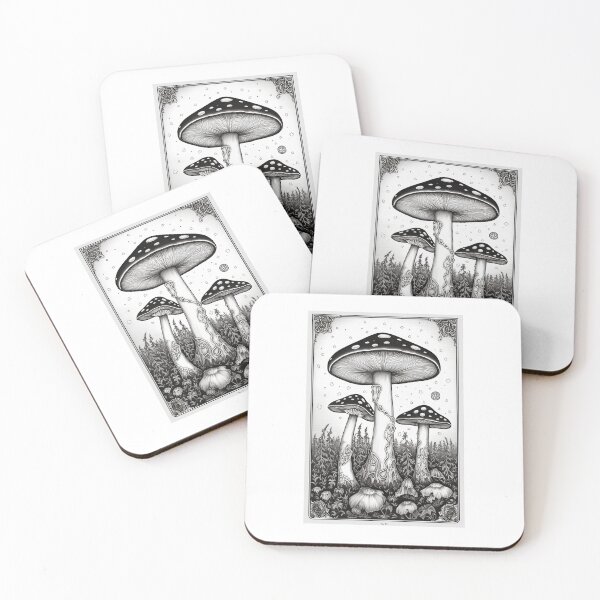 Item preview, Hermetic Mushroom Card 4 designed and sold by keenaesthetic.