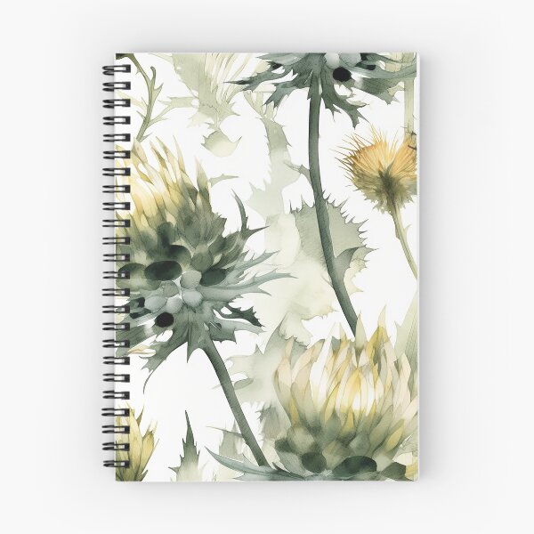 Item preview, Botanical green flower pattern samless designed and sold by PolarInk.