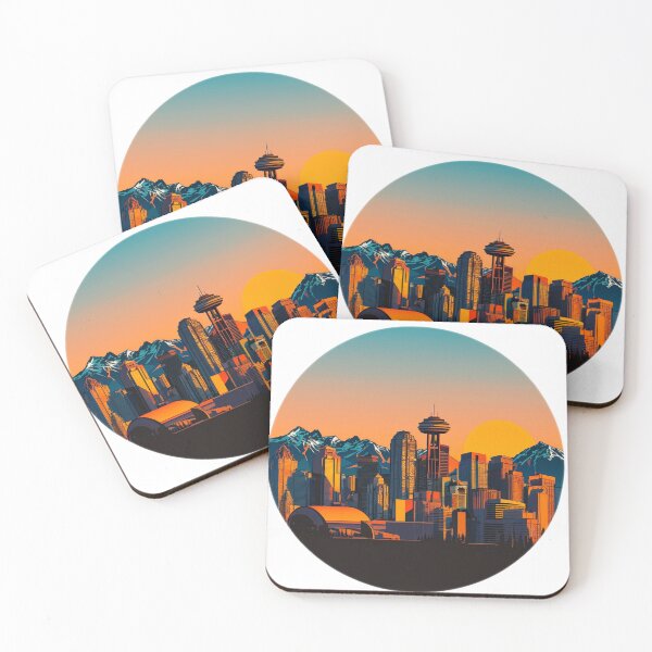 Item preview, Golden Hour Calgary AB Canada Skyline Horizon designed and sold by ImaginePrintsHQ.