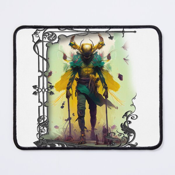 Item preview, Forest Protector Elf with Armor and Two Swords designed and sold by TiagoFranceschi.