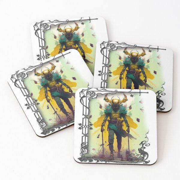 Item preview, Forest Protector Elf with Armor and Two Swords designed and sold by TiagoFranceschi.