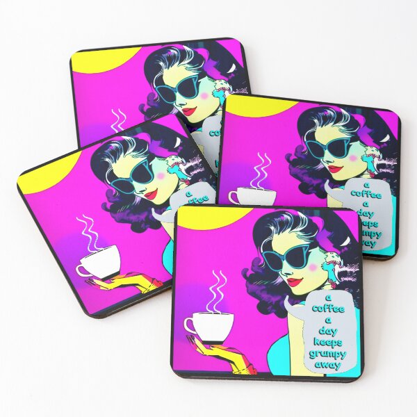 Item preview, A Coffee a Day Keeps Grumpy Away. designed and sold by Michael van der Hoorn.