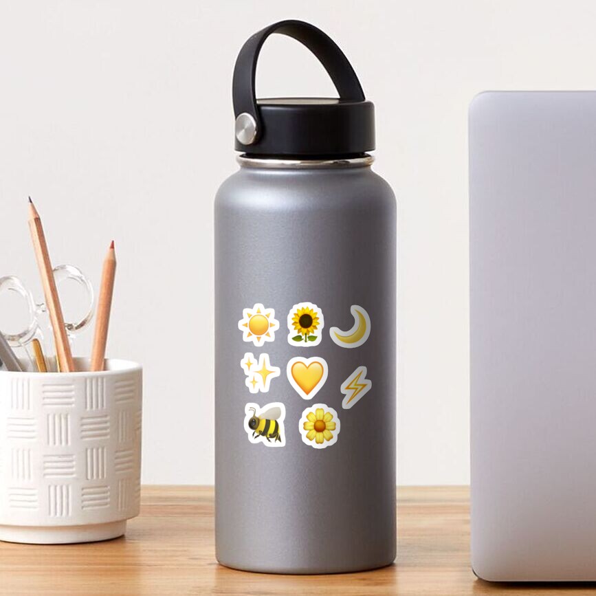 yellow emoji sticker pack Sticker