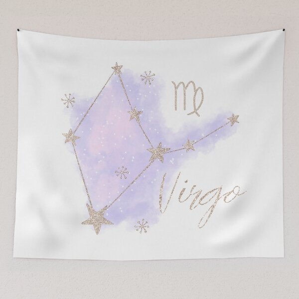 Item preview, Virgo Star Sign Symbol - Glittering Stars Zodiac designed and sold by Astro-Me.