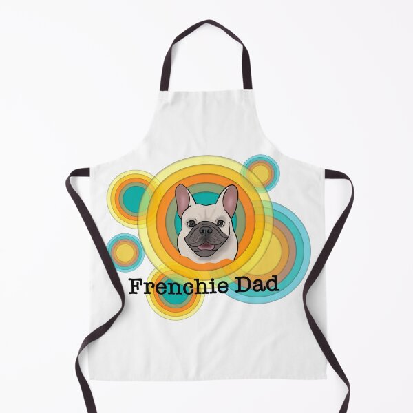 Item preview, Frenchie Dad retro colorful design designed and sold by SHSDesigns.