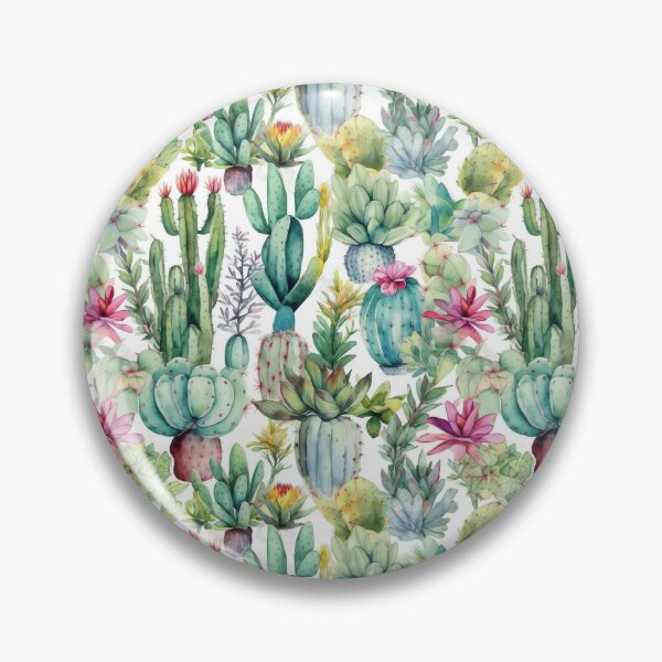 Item preview, Bright Watercolor Cacti designed and sold by WonderMining.